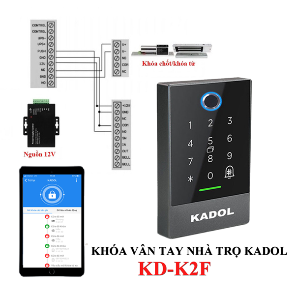 Bộ kiểm soát ra vào Kadol KD-K2F