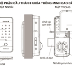 Khóa điện tử Kaadas R7 - Tiêu chuẩn Đức