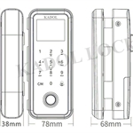 Khóa vân tay cửa kính Kadol K899 Remote