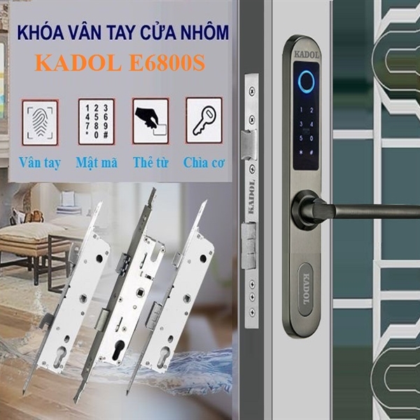 Khóa Vân Tay Cửa Nhôm Kính Kadol KD-800