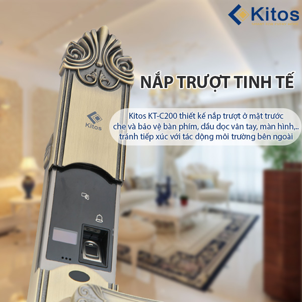 Khóa điện tử tân cổ điển Kitos KT-C200