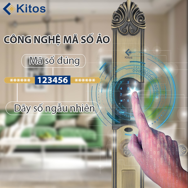 Khóa điện tử tân cổ điển Kitos KT-C200