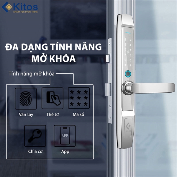 Khóa vân tay cửa nhôm Xingfa Kitos KT-AL520 – II Plus