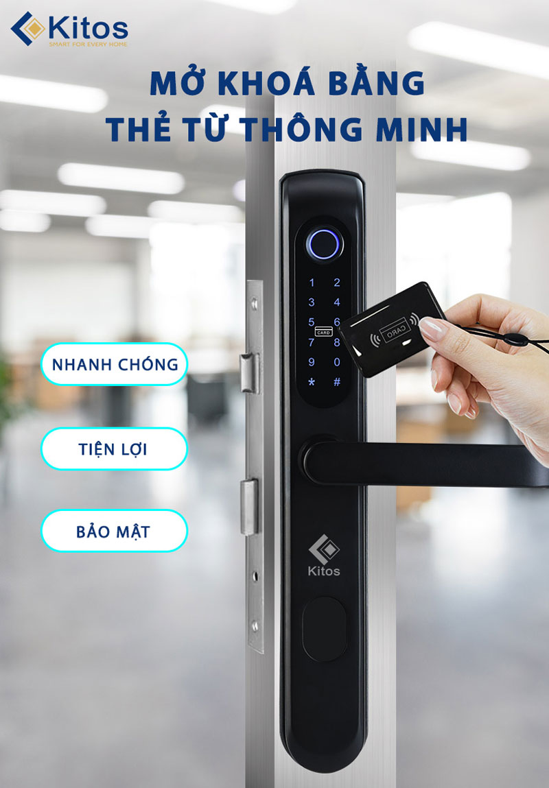 Khóa điện tử cửa nhôm Kitos AL32