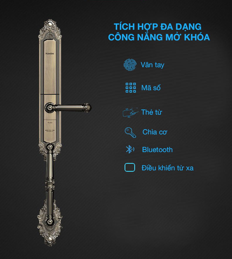 Khóa điện tử Kaadas 6001 Khóa điện tử Kaadas 6001