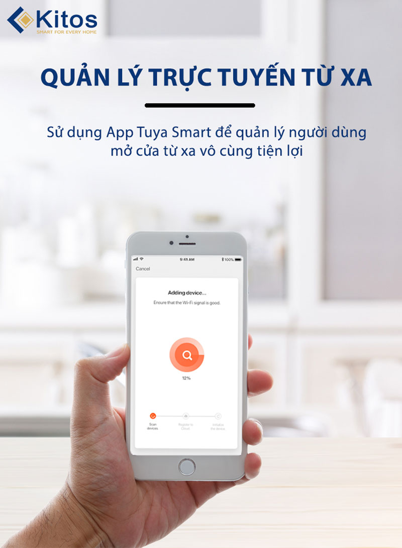 Khóa cửa vân tay Kitos KT-G300 Plus